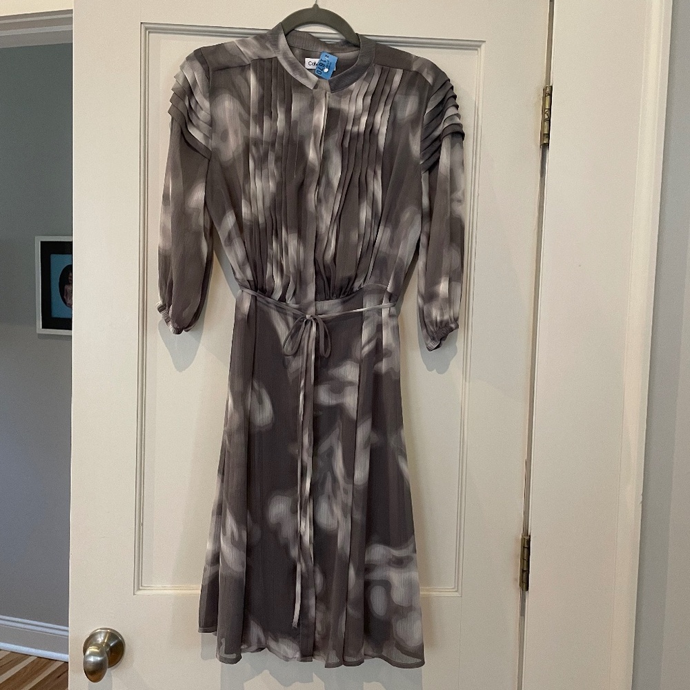 Grey Calvin Klein dress